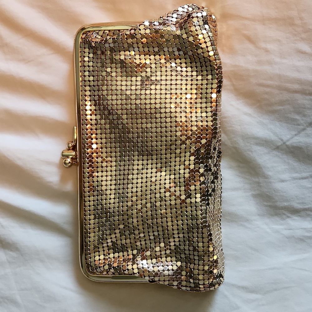 Whiting and Davis cosmetics purse pouch